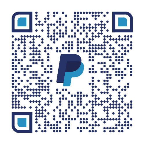 QR code linking to the Links of Valor PayPal donation page