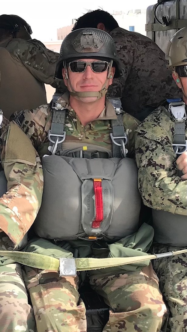 Dave Wilson in uniform