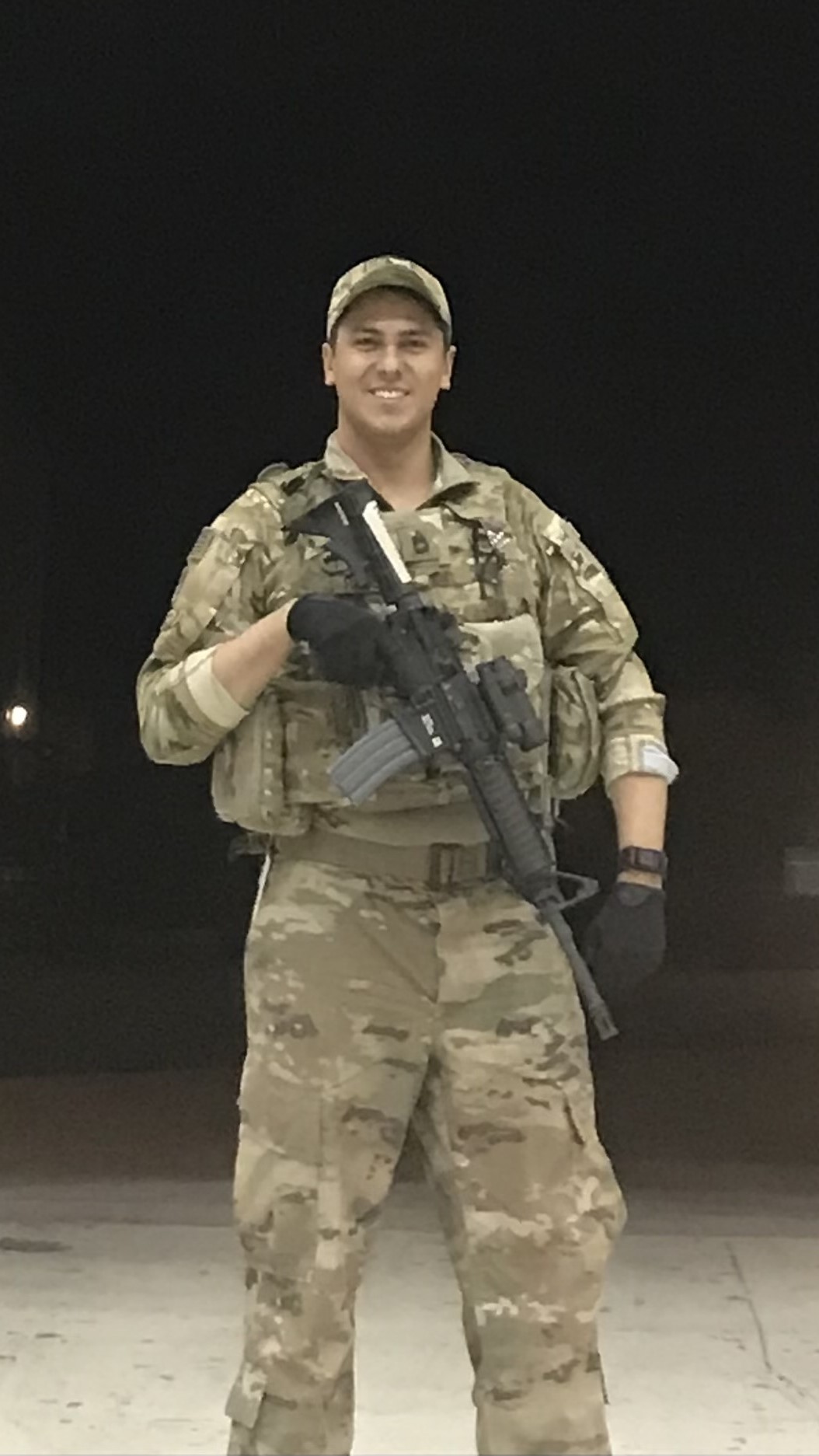 Dustin Resendez in uniform