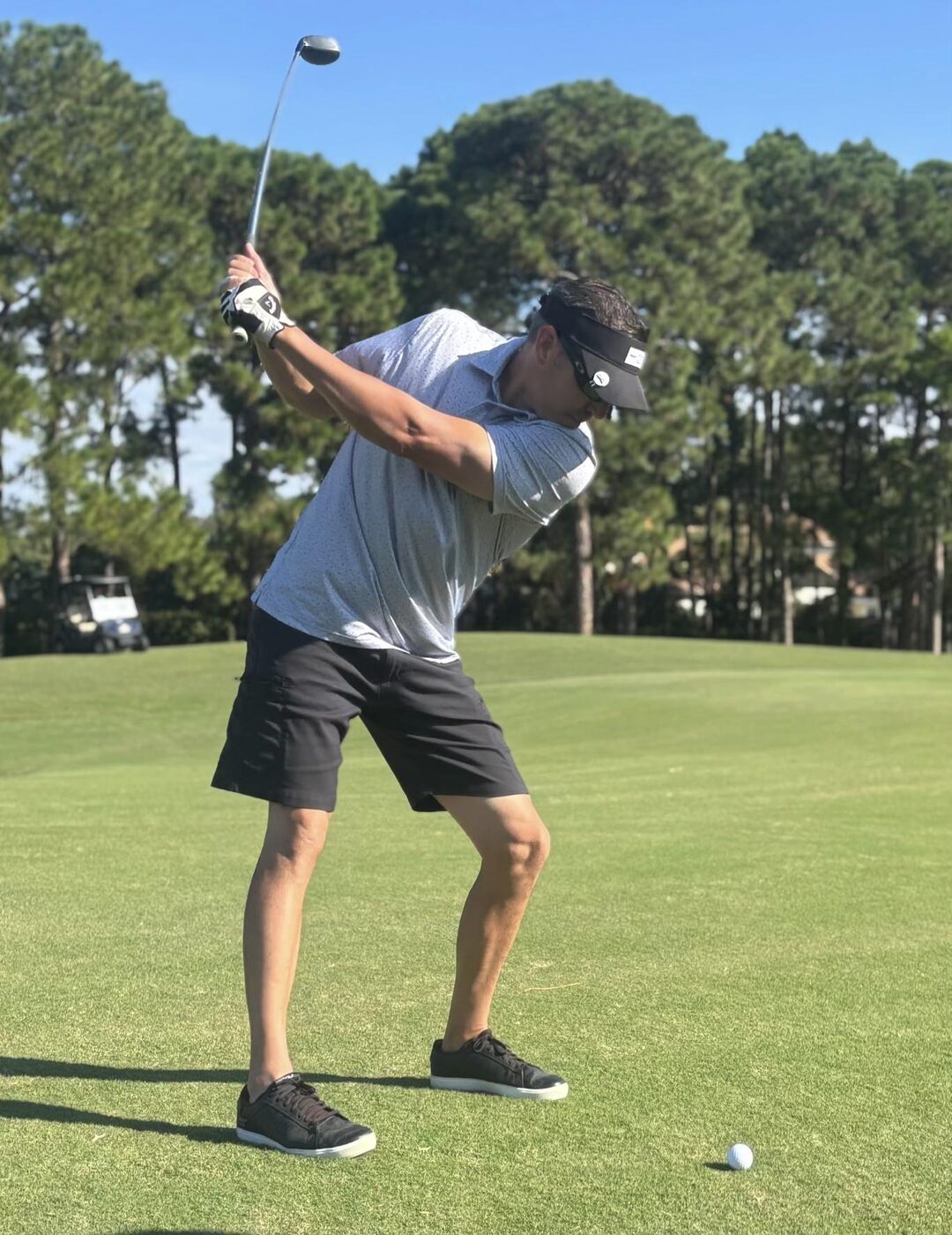 Phil Smith golfing
