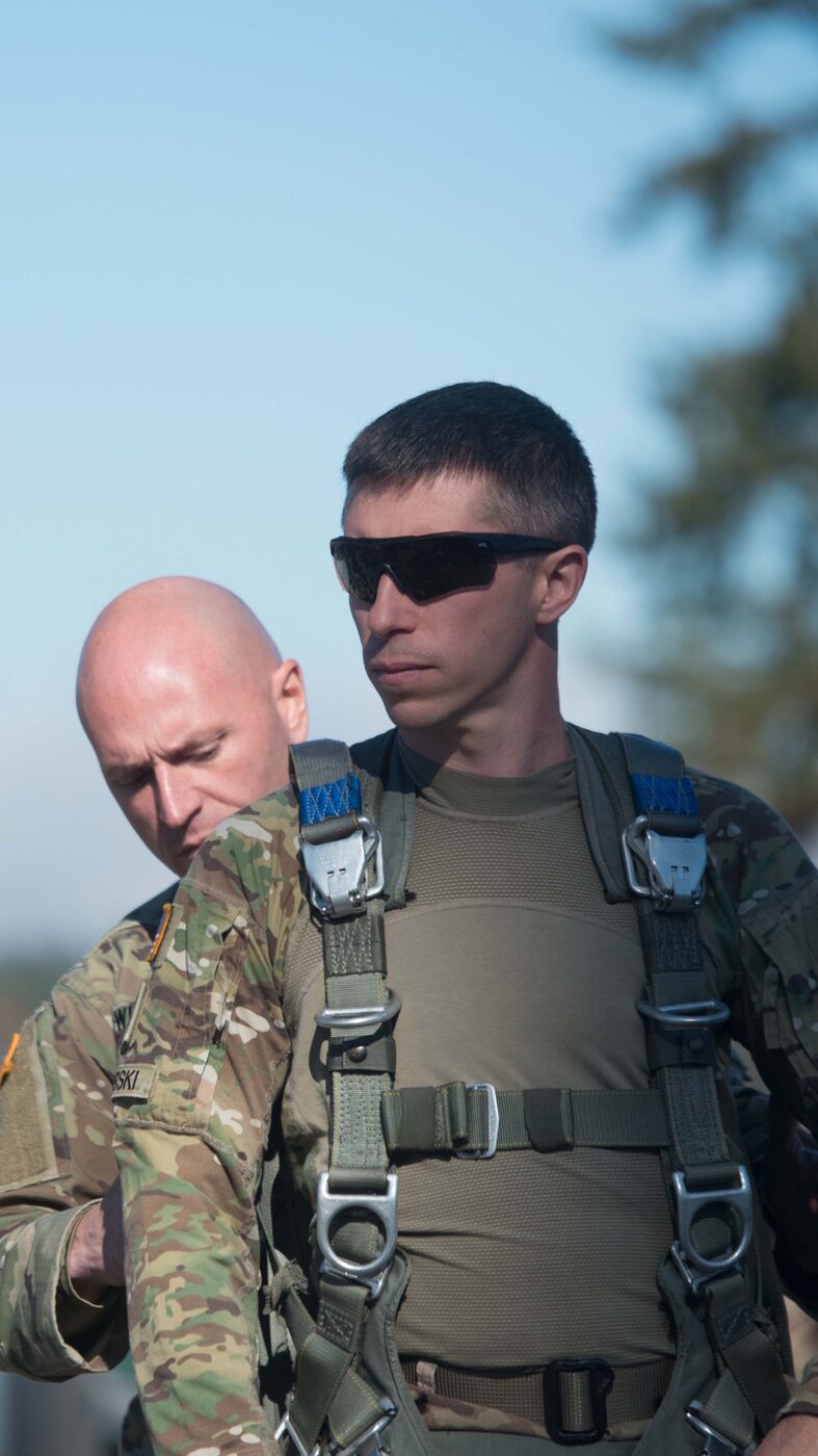 Stephen Sikorski in uniform