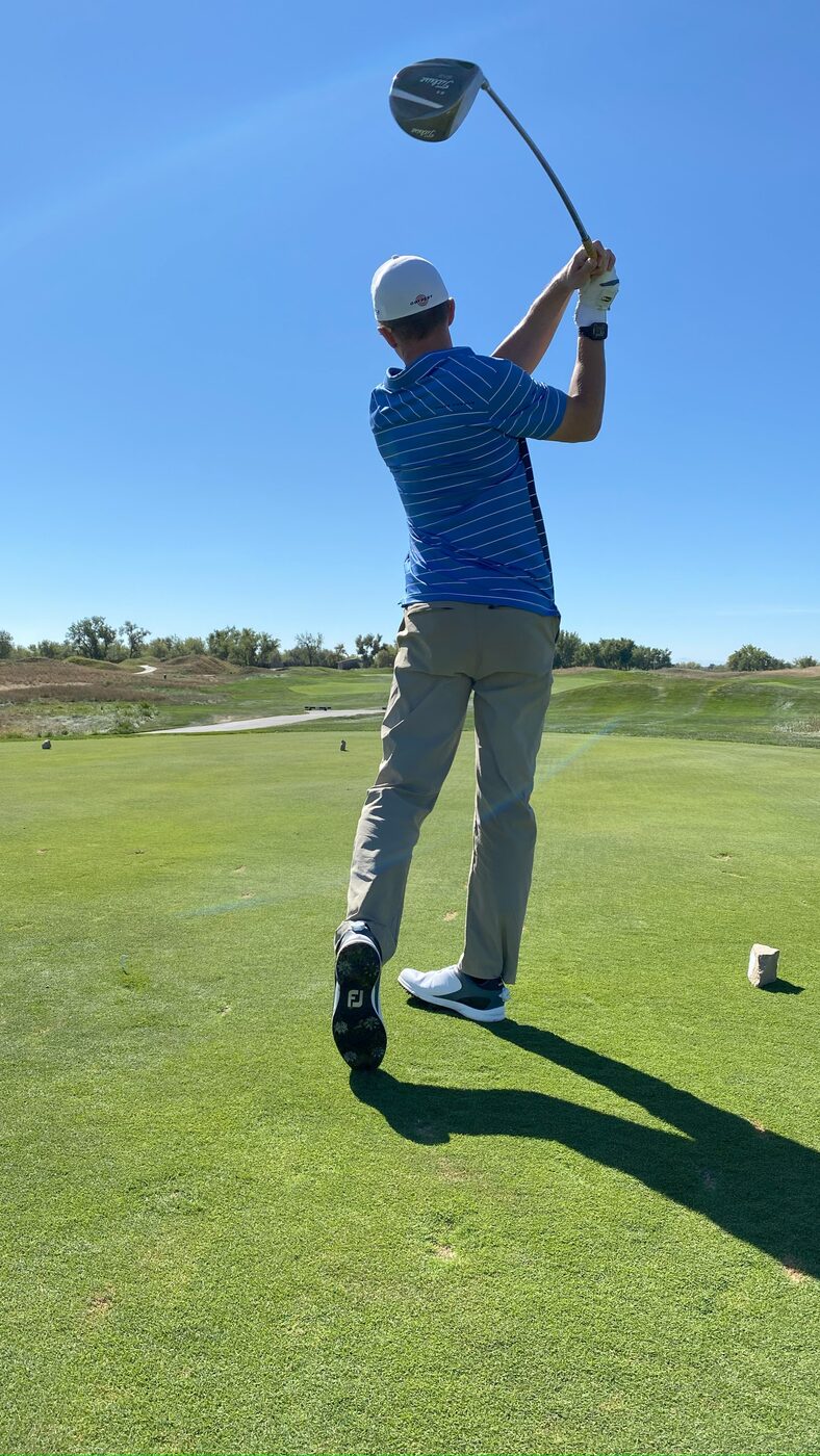 Stephen Sikorski golfing
